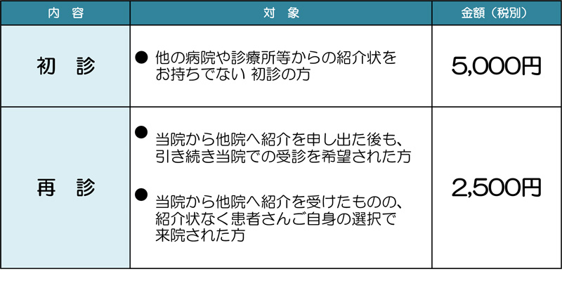 選定療養費